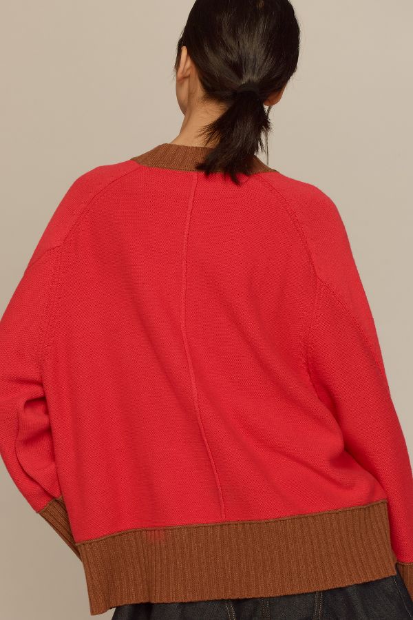 Slide View: 2: The Chandler Crew-Neck Relaxed Pullover Sweater