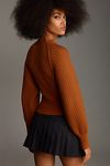 Thumbnail View 2: Maeve Mock-Neck Raglan Ribbed Sleeve Pullover Sweater