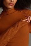 Thumbnail View 4: Maeve Mock-Neck Raglan Ribbed Sleeve Pullover Sweater