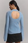 Thumbnail View 2: By Anthropologie Cashmere Fitted Rib Mock-Neck Sweater