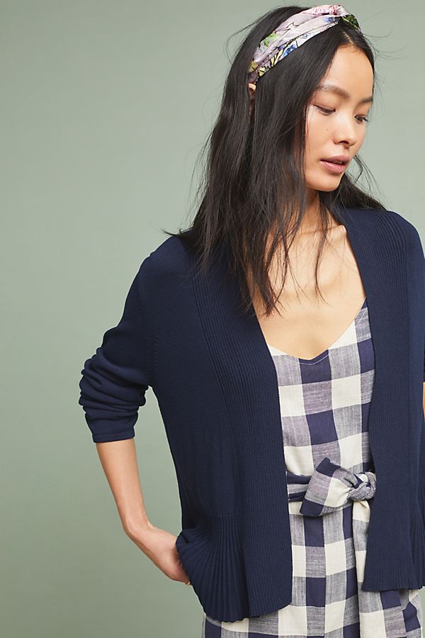 Slide View: 1: Banlieue Peplum Cardigan