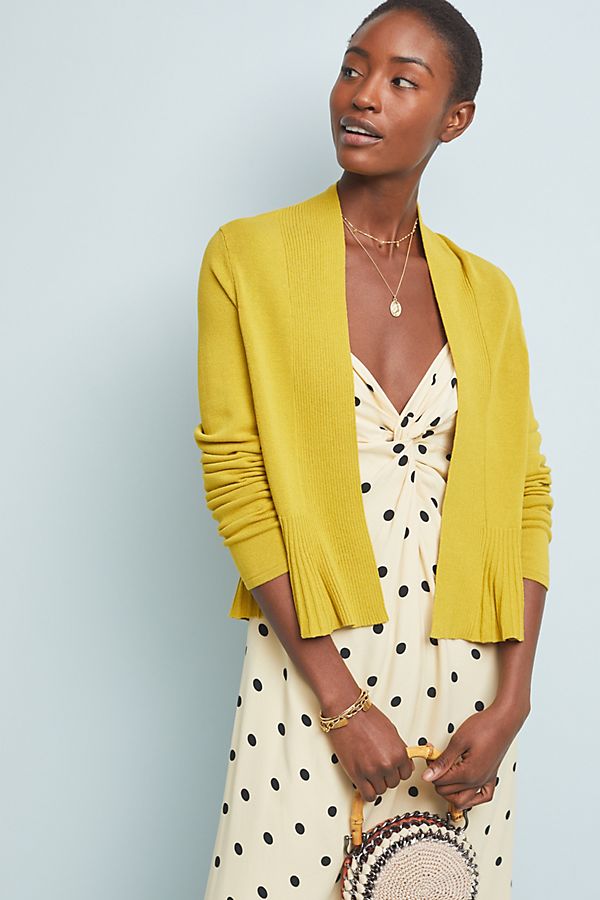 Slide View: 1: Banlieue Peplum Cardigan