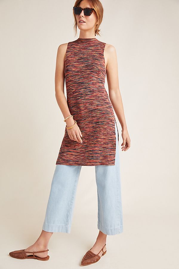 Slide View: 1: Tami Sleeveless Knit Tunic