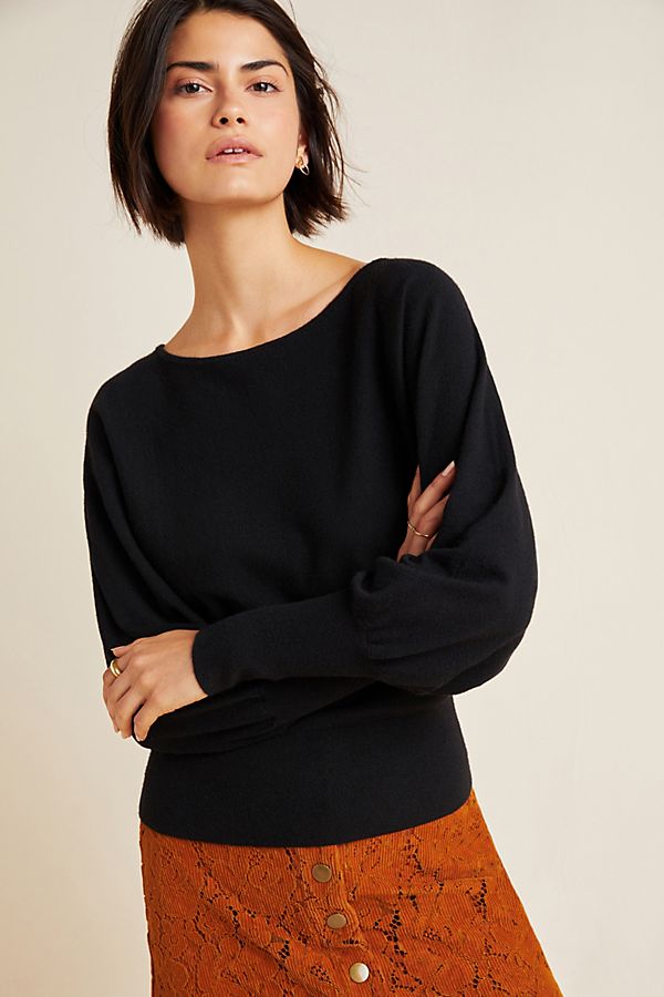 Slide View: 1: Denise Dolman-Sleeved Sweater