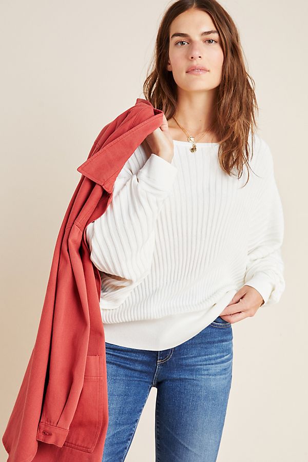 Slide View: 1: Karla Boat Neck Sweater