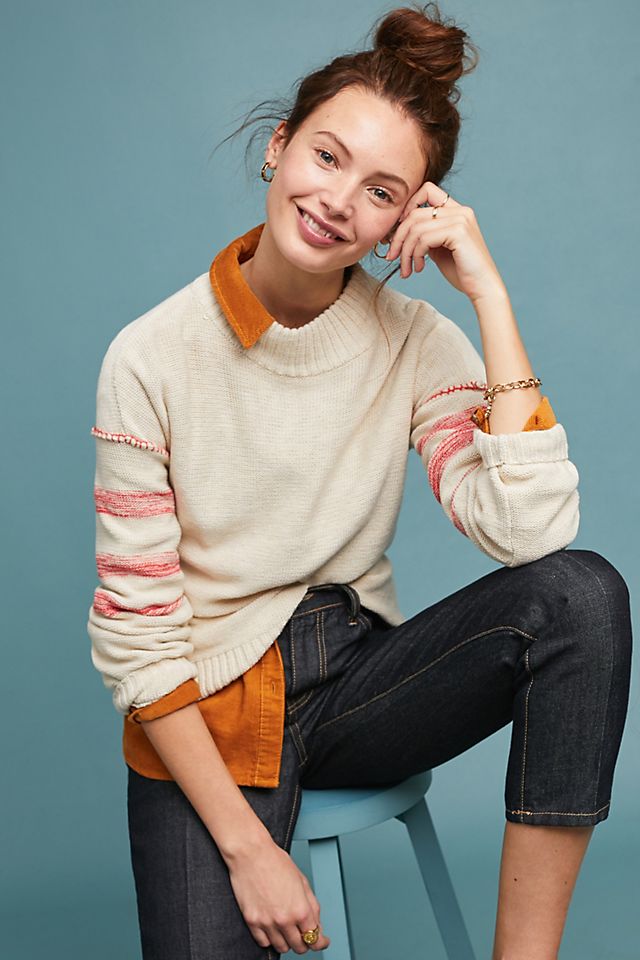 Melroy Striped Sweater | Anthropologie
