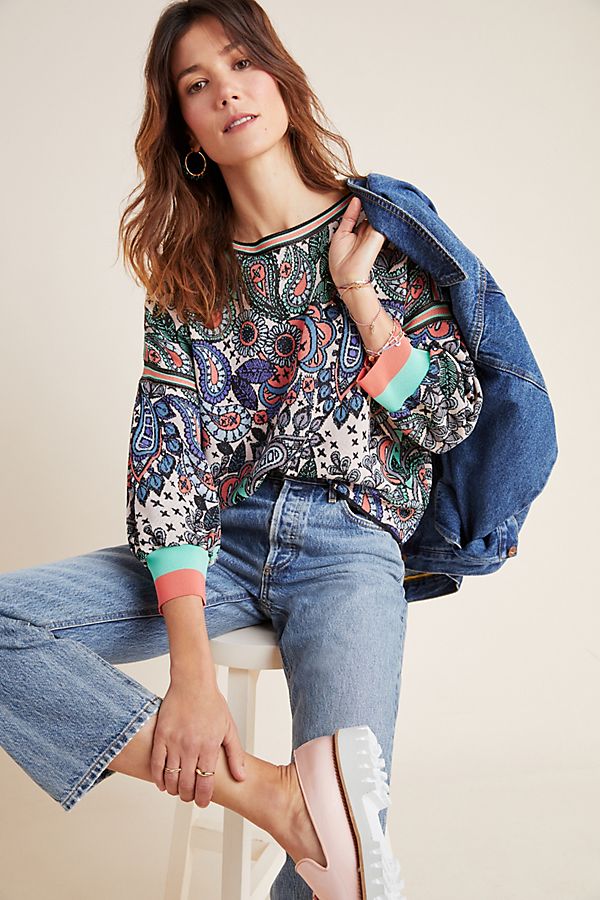 Slide View: 1: Renee Jacquard Sweater