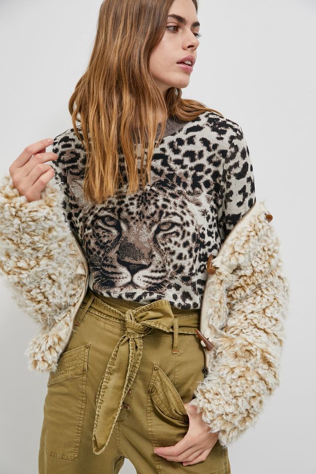 Safa Leopard Sweater | Anthropologie