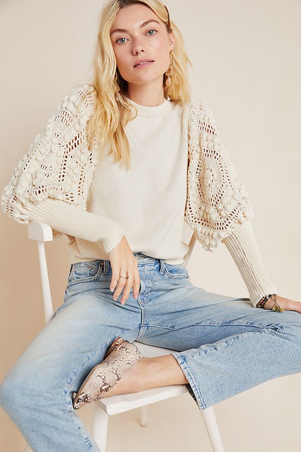Slide View: 1: Fiorella Textured Sweater