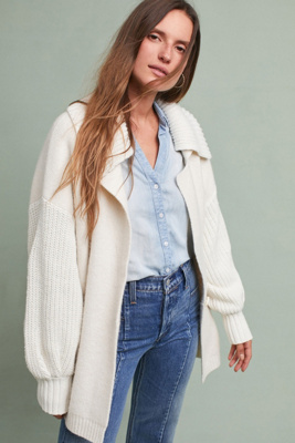 collared cardigan