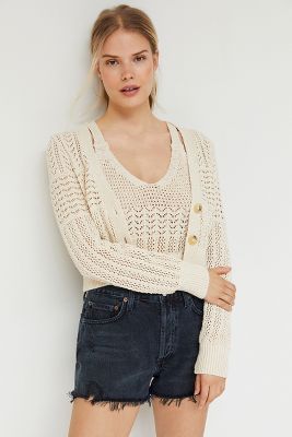 Pointelle Sweater Set | Anthropologie