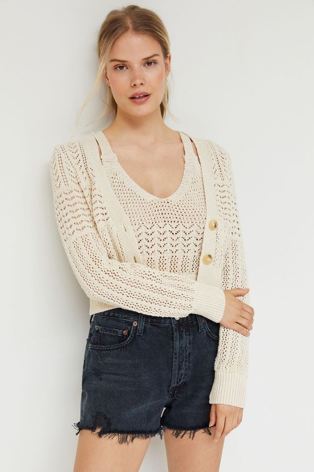 Pointelle Sweater Set | Anthropologie