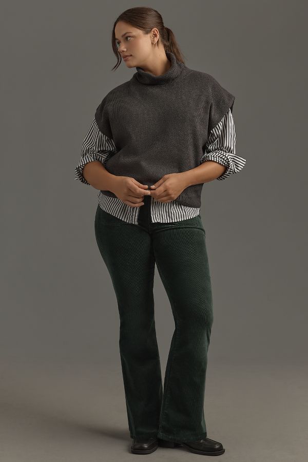 Slide View: 7: Maeve Mock-Neck Muscle Sweater Vest