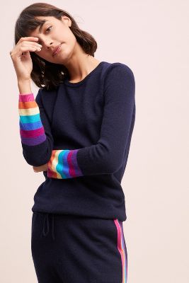 rainbow cashmere sweater