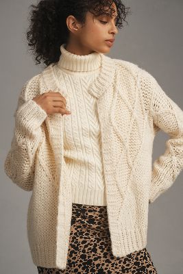 Cardigan FRNCH en maille épaisse