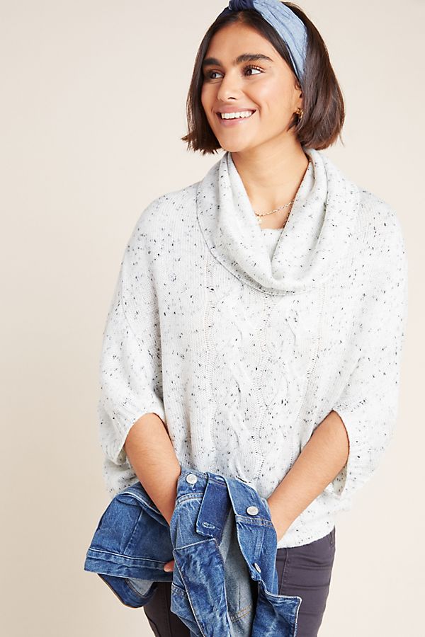 Slide View: 1: Simona Cowl Neck Sweater