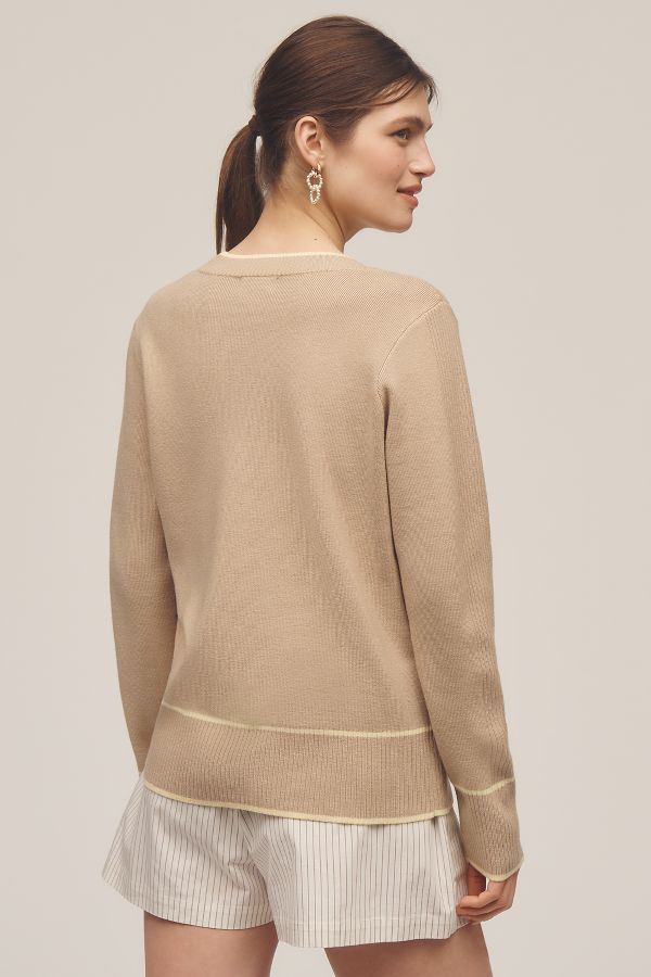 Slide View: 3: By Anthropologie V-Neck Cardigan Sweater