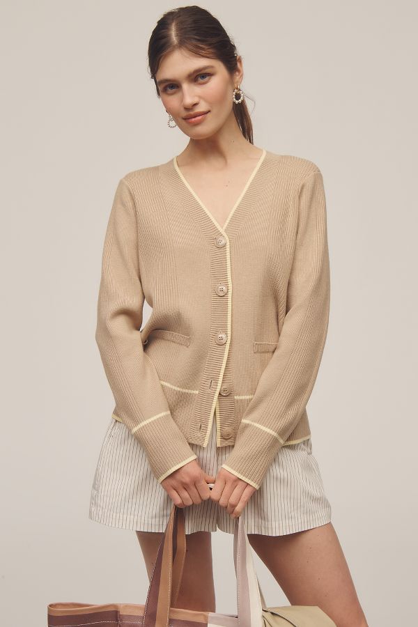 Slide View: 1: By Anthropologie V-Neck Cardigan Sweater