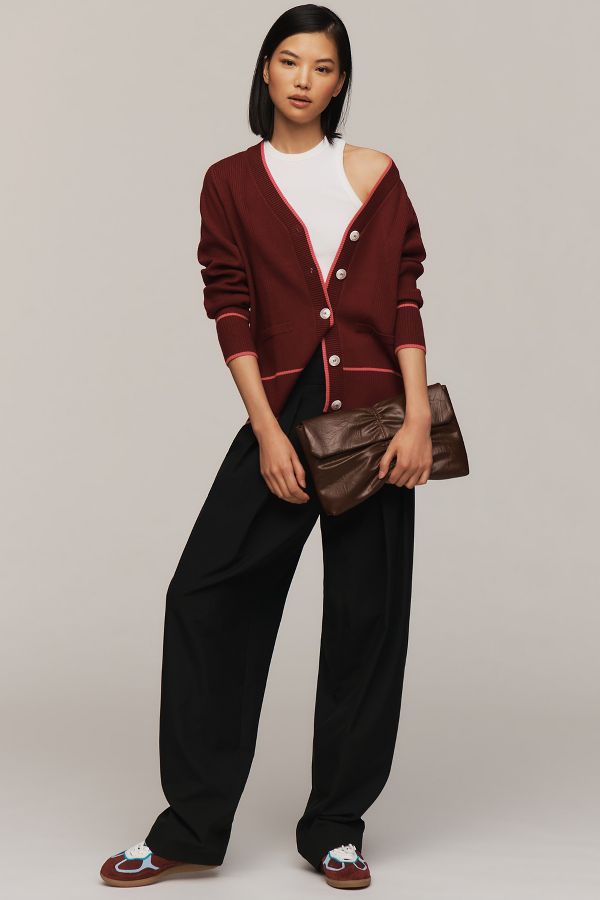 Slide View: 3: By Anthropologie V-Neck Cardigan Sweater