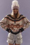 Thumbnail View 1: The Montana Mock-Neck Half-Zip Sweater by Maeve