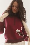 Thumbnail View 1: The Montana Mock-Neck Half-Zip Sweater by Maeve