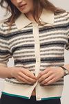 Thumbnail View 4: The Kinsley Collared Cropped Cardigan Sweater by Maeve