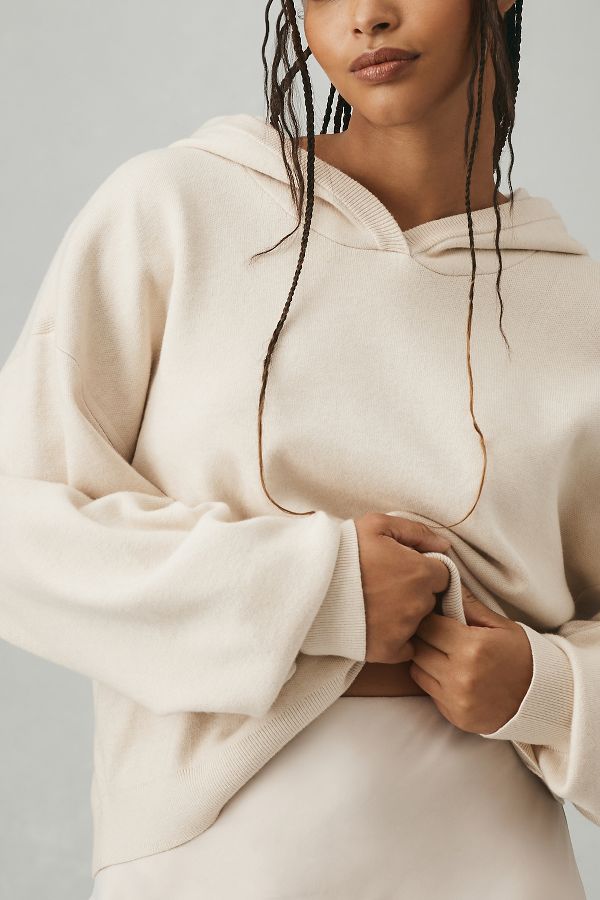 Slide View: 9: Maeve Compact Hooded Sweater