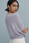 Thumbnail View 2: The Alani Cashmere Sweater by Pilcro: Cropped Crew-Neck Edition