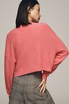 Thumbnail View 2: The Alani Cashmere Sweater by Pilcro: Cropped Crew-Neck Edition