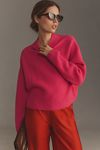 Thumbnail View 1: The Enza Ribbed Cashmere Jumper: Cropped Long-Sleeve Edition