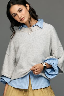 Goldie Crew-Neck Cashmere Sweater