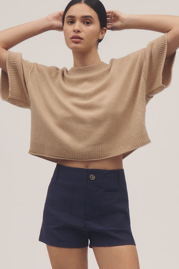 Slide View: 4: The Goldie Crew-Neck Cashmere Jumper