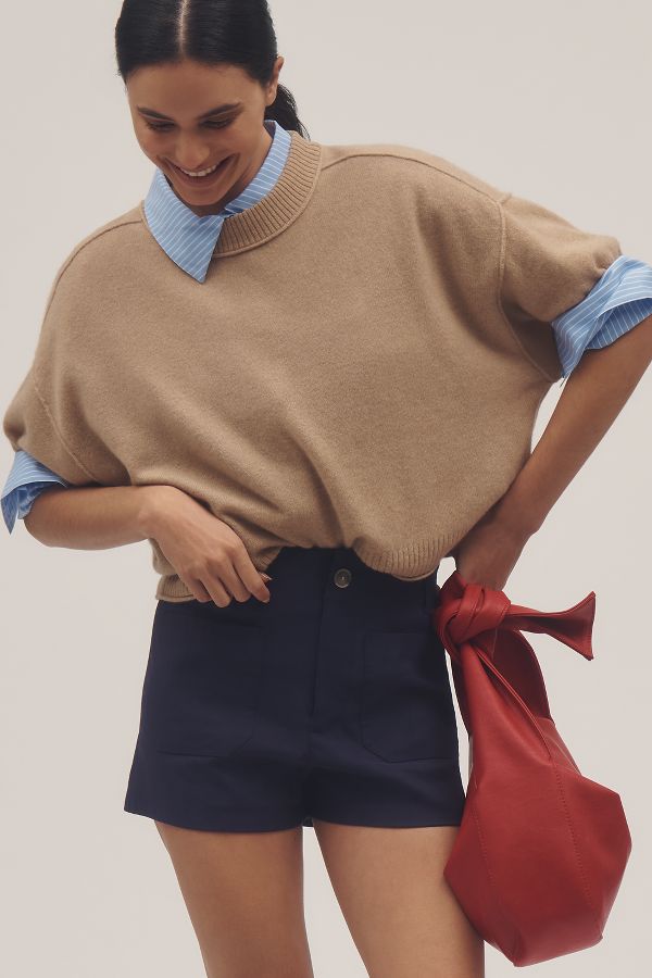 Slide View: 1: The Goldie Crew-Neck Cashmere Jumper