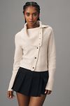 Thumbnail View 4: Pilcro Asymmetrical Button Cashmere Cardigan Sweater