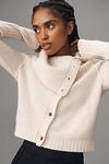 Thumbnail View 1: Pilcro Asymmetrical Button Cashmere Cardigan Sweater