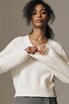 Thumbnail View 4: By Anthropologie Bell-Sleeve V-Neck Jumper