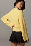 Thumbnail View 3: By Anthropologie Bell-Sleeve V-Neck Sweater