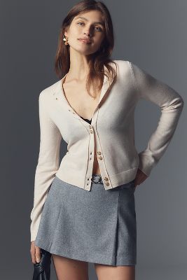 Maeve Merino Wool Cardigan Sweater