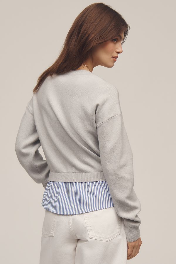 Slide View: 2: The Gemini Twofer Pullover Sweater