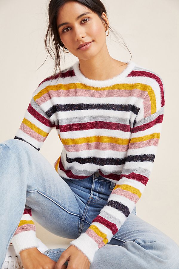 Slide View: 1: Rach Textured Pullover