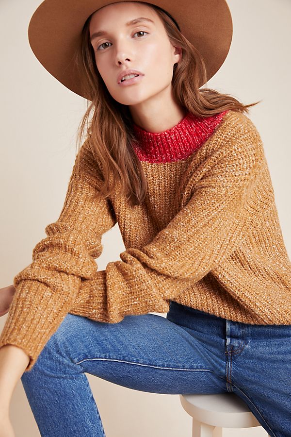 Slide View: 1: Sona Colorblocked Sweater