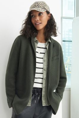 anthropologie sweater blazer