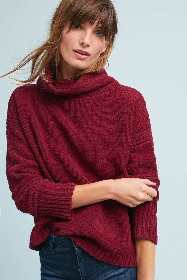 Sherrie Chenille High Neck Jumper | Anthropologie UK