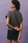 Thumbnail View 2: By Anthropologie Mock-Neck Short-Sleeve Ribbed Sweater Vest