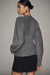 Thumbnail View 2: Maeve Square-Neck Wide-Sleeve Sweater