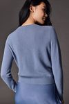 Thumbnail View 3: The Juliet Cashmere Crew-Neck Cardigan Sweater