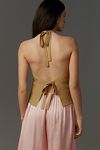 Thumbnail View 4: By Anthropologie Halter Open-Back Sweater Tank