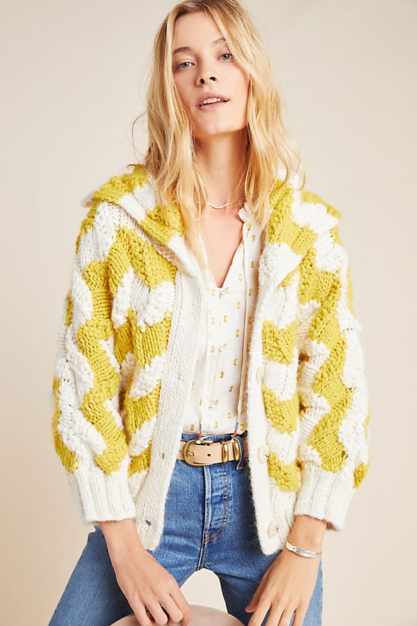 Slide View: 1: Charley Zig-Zag Cardigan