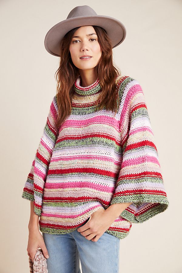 Slide View: 4: Candice Bell-Sleeved Sweater