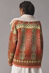 Thumbnail View 2: By Anthropologie Faux-Fur Collar Cardigan Sweater